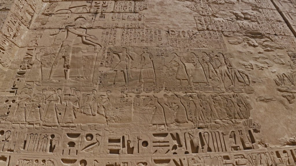 Luxor Medinet Habu First Court (360 sphere)