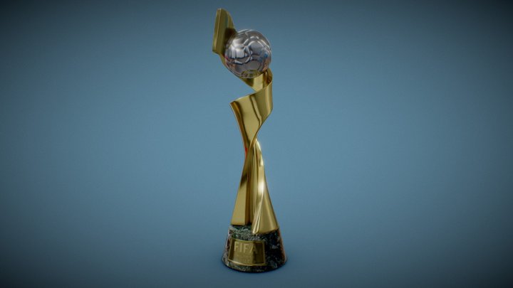FIFA Woman's World Cup Trophy 3D Model