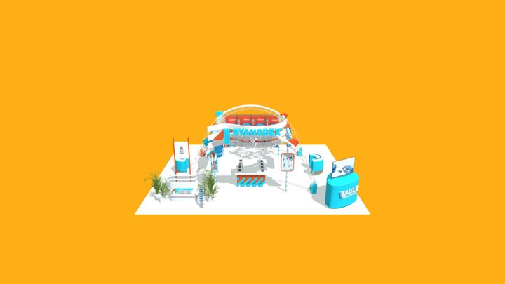 Eagle Booth 3D Model