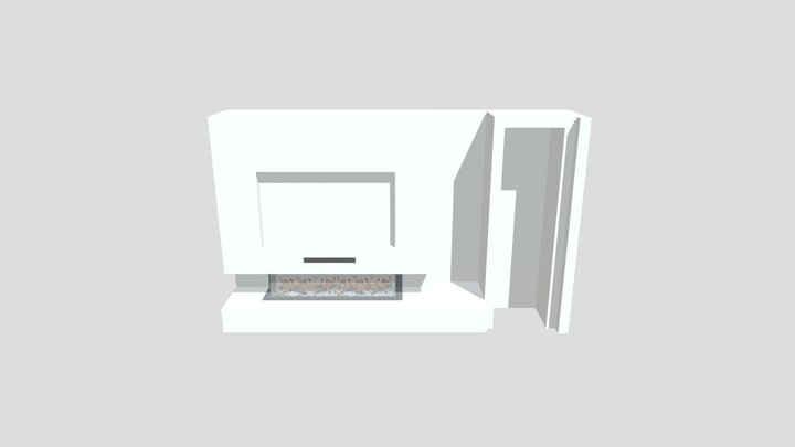 Tv wand 16-09 3D Model