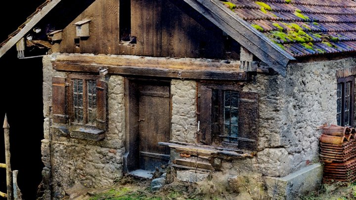 Bakehouse in Vagen Bavaria anno 1804 3D Model