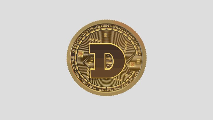 Dogecoin 3D Model