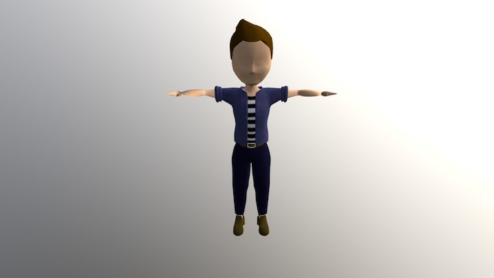 Male Character for project Exposure 3D Model