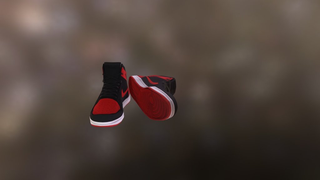 Jordan 1 BRED Game Model