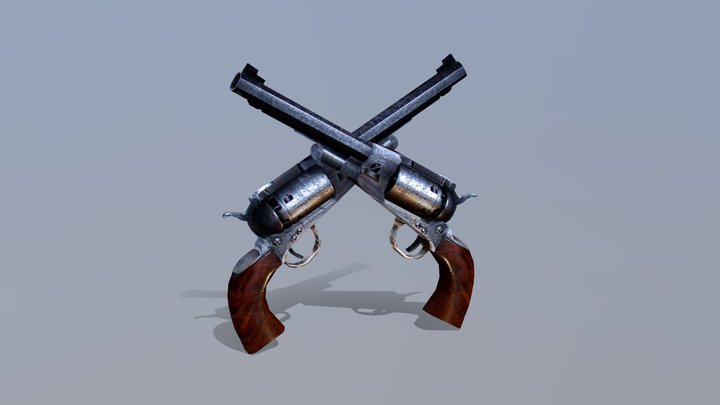 Pistols2 3D Model