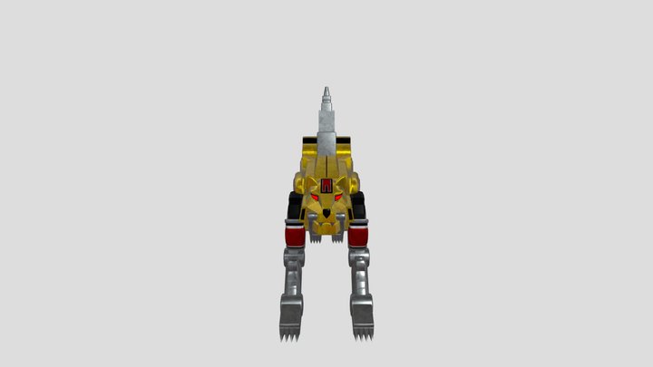 SaberToothTiger From MM Power Rangers/ Zyuranger 3D Model