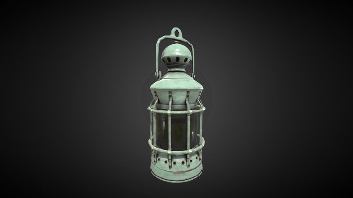 Industrial Salvage Lantern 3D Model