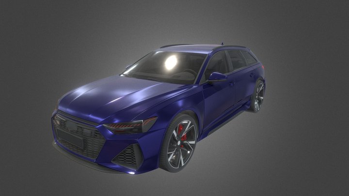 Audi RS6 3D Model