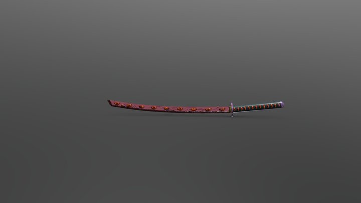 Kokushibo's Katana 3D Model