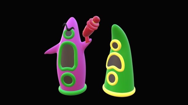Day of the tentacle 3D Model