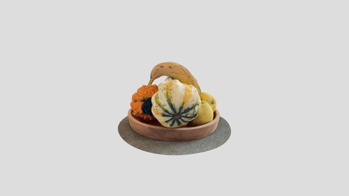 Autumn Fruit & Pumpkin bowl