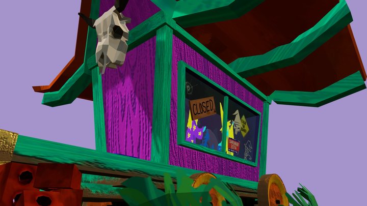 The Wandering Potion Sellers 3D Model