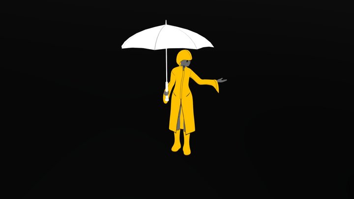 Regenschirm (Umbrella) 3D Model