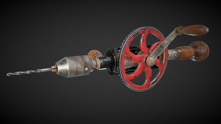 Millers Falls No. 980 Hand Drill 3D Model