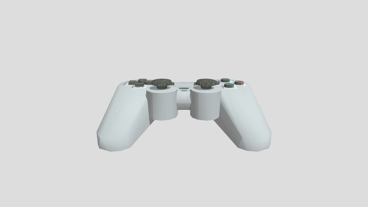 PS1 Controller 3D Model