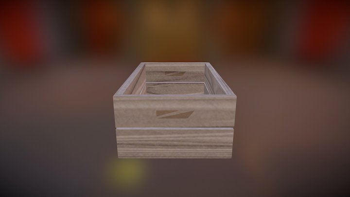Food Crate 3D Model