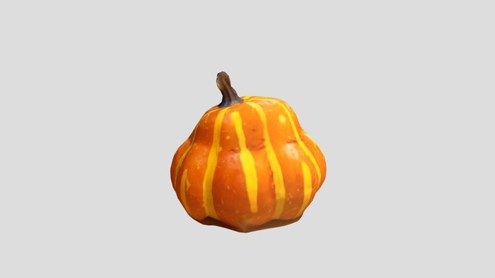 Simple Pumpkin Model 3D Model