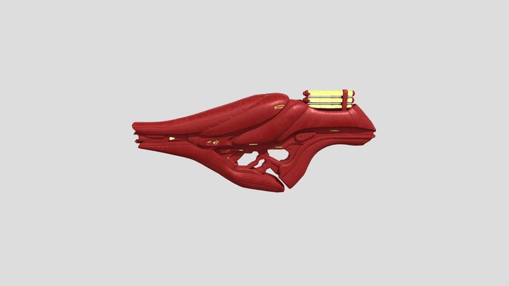 Halo Banished Fuel Rod Gun 3D Model