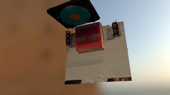 Sony Record Player with RTJ 3D Model