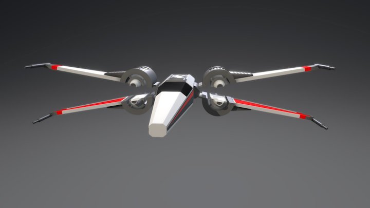 X-Wing 3D Model