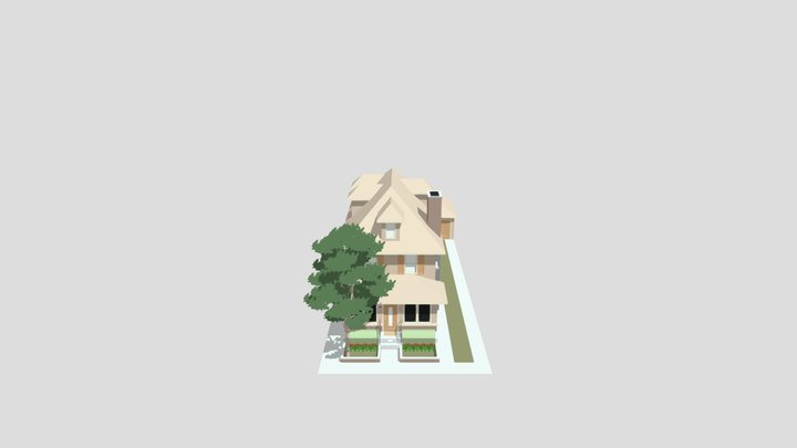 City House Bmr CT Remodel 3D Model