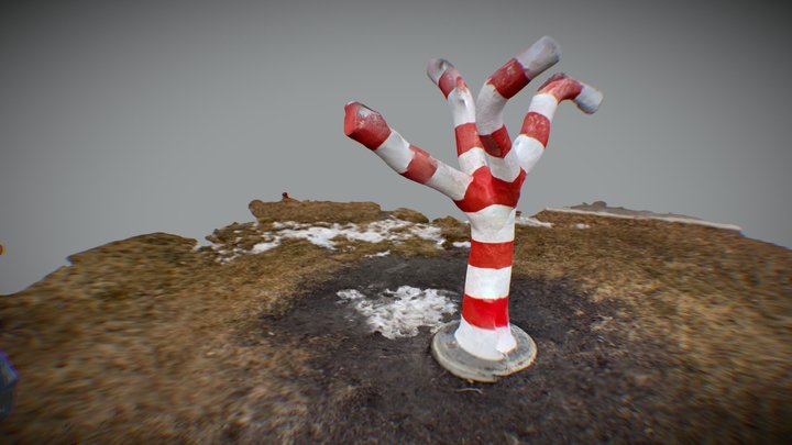 Candy Cane park 3D Model