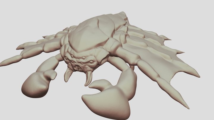 Drone Starcraft Zerg Untextured 3D Model