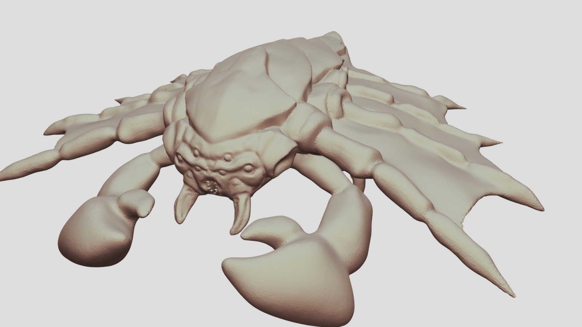 Drone Starcraft Zerg Untextured — Sketchfab embed 3D viewer