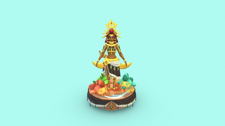 Riju - Chief of the Gerudo 3D Model
