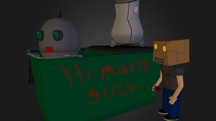 Robo Boy and his Buddies 3D Model