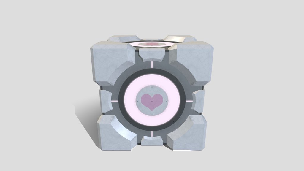 Companion Cube - Portal 2 version