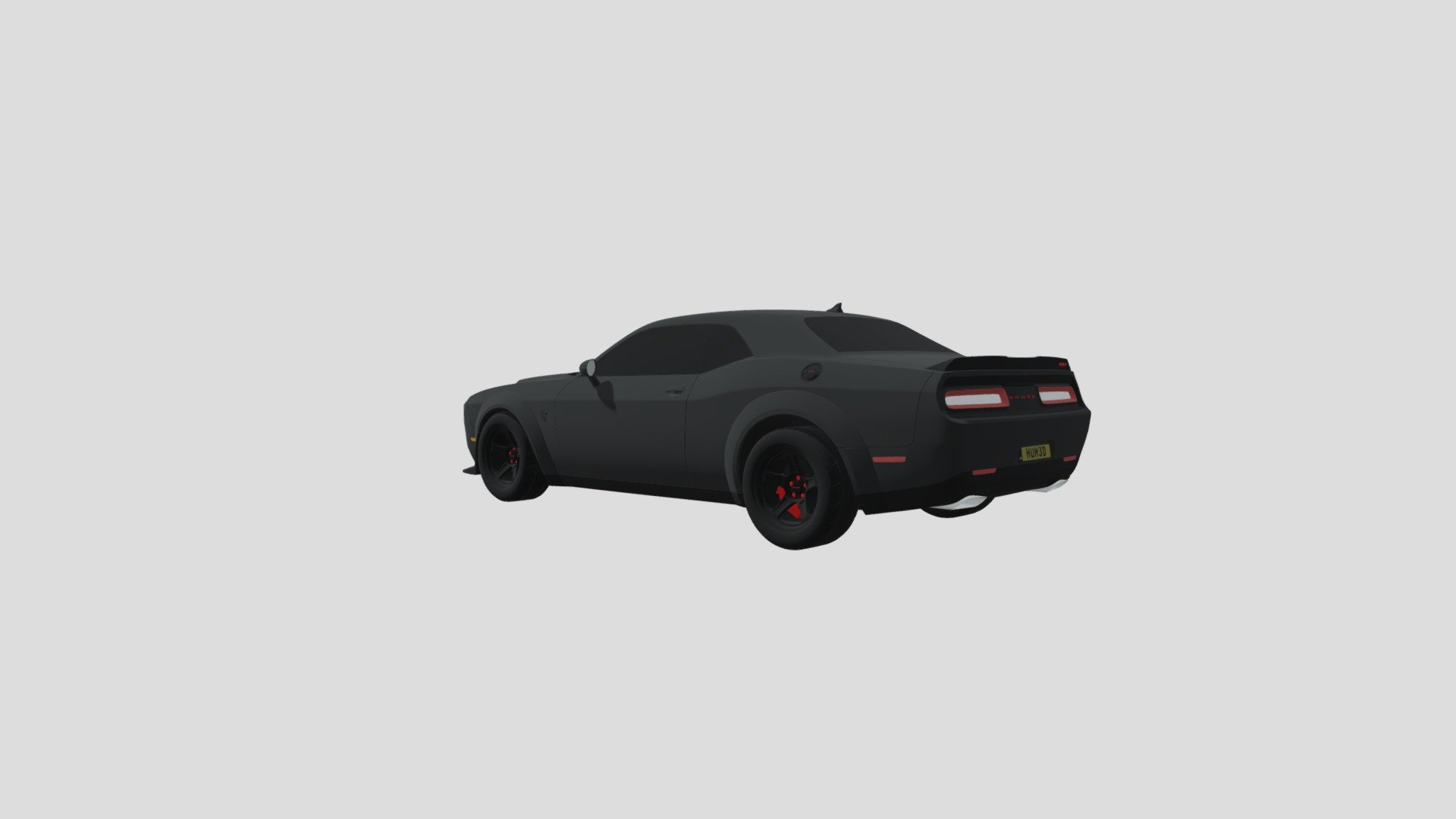 My Dodge Challenger Demon 2018 - 3D model by Emmanual Robinson, Jr ...