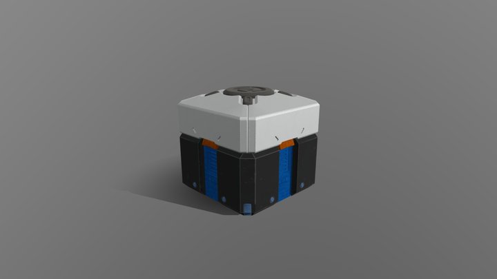 overwatch Loot box 3D Model