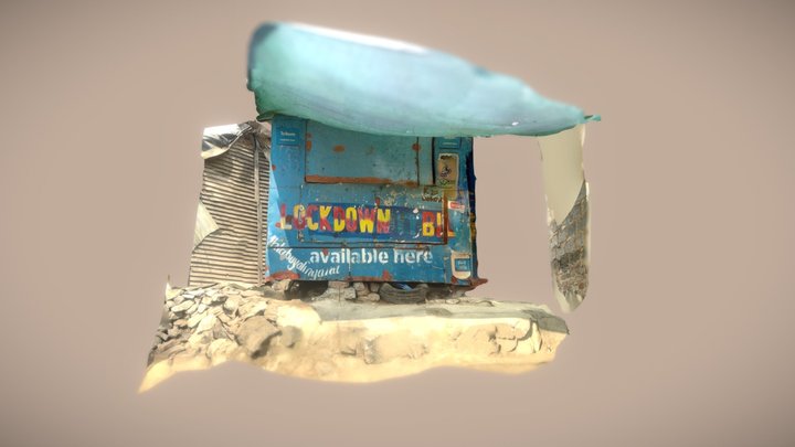 Joel-Lockdown Store Front 3D Model