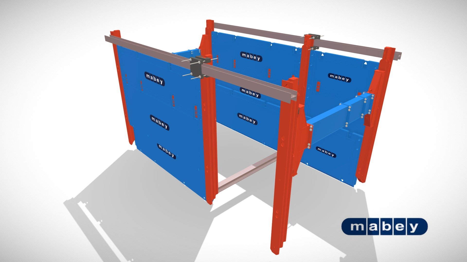 Slide Rail Model 3D model by Mabey Hire (MabeyHire) [b2ee337