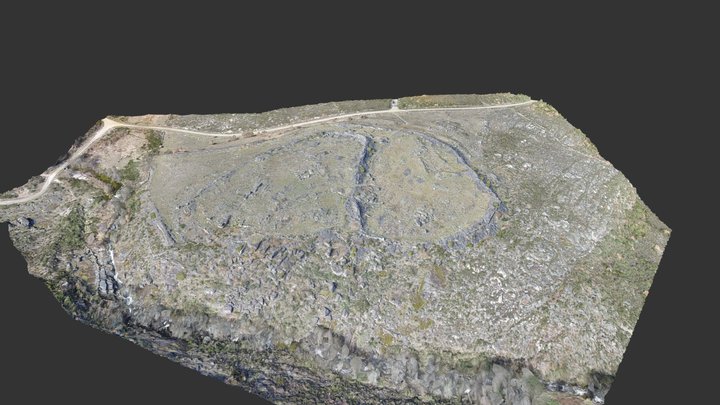Castro San Millao Recortada 3D Model