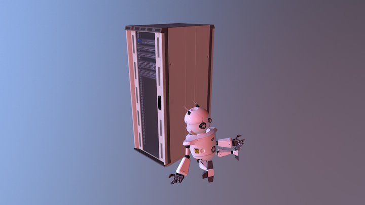 Broken Robot 3D Model