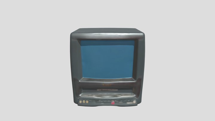 OLD VHS TV 3D Model