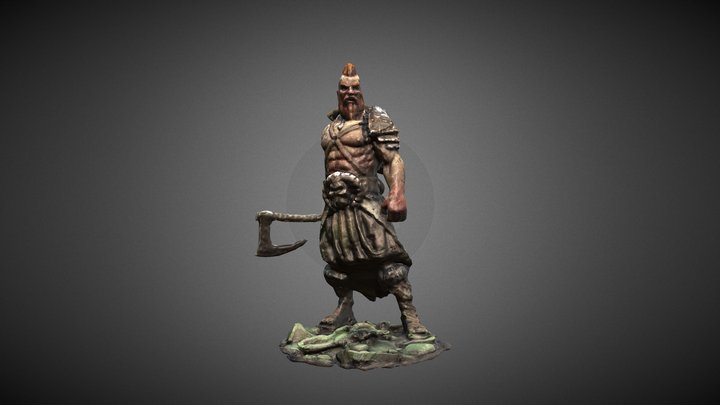 Hagbar the viking 3D Model
