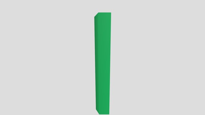 Back Pan BIRD BEAK 3D Model