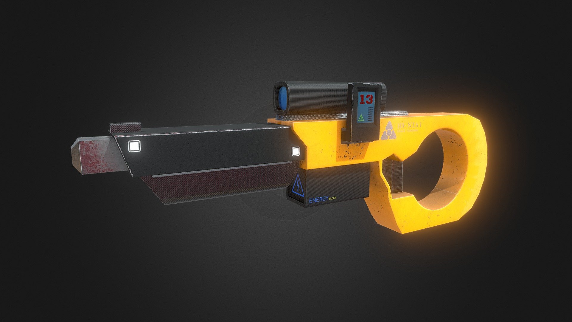 H3-NT4i Space Laser Charge Rifle - Download Free 3D model by Shaz ...