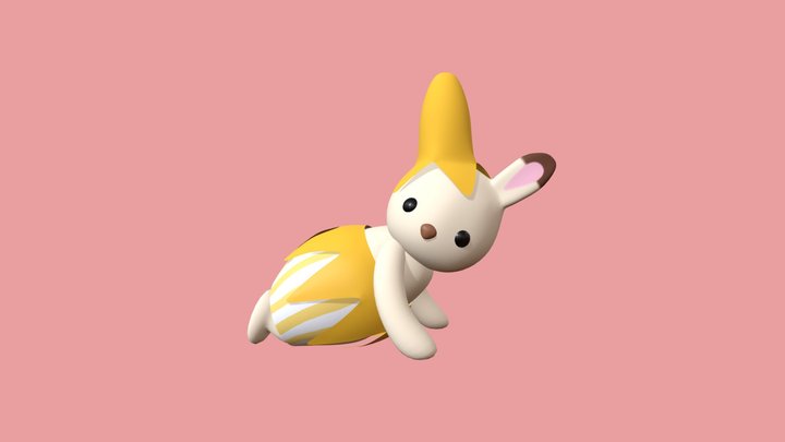 Sylvanian Families -  Banana Rabbit – Free 3D Model STL