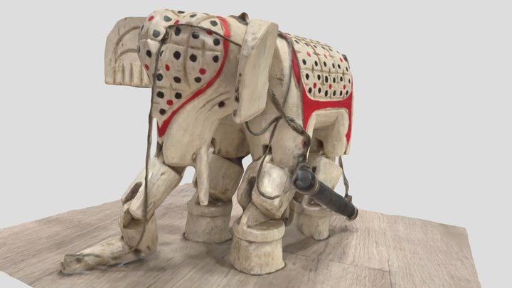 Thai Elephant 3D Model