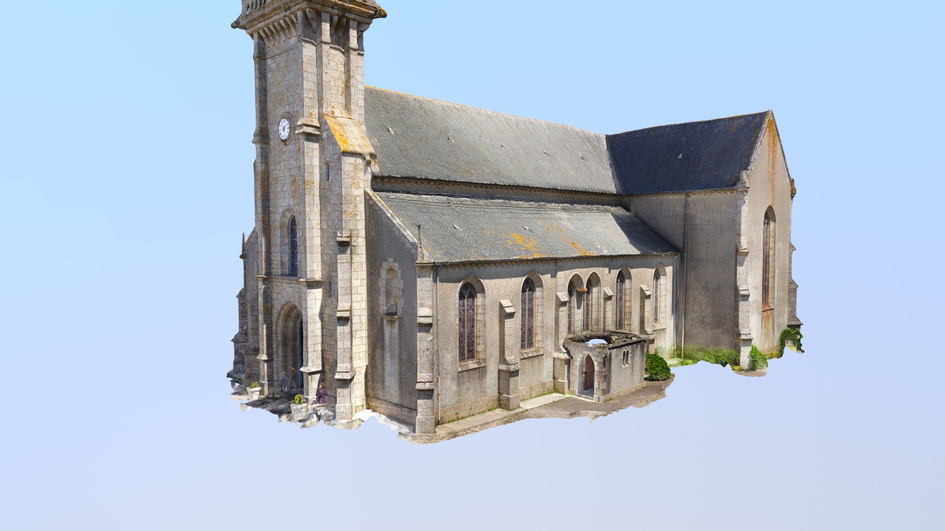 Eglise Saint-Pol-Aurélien - Lampaul - Ouessant — Sketchfab embed 3D viewer