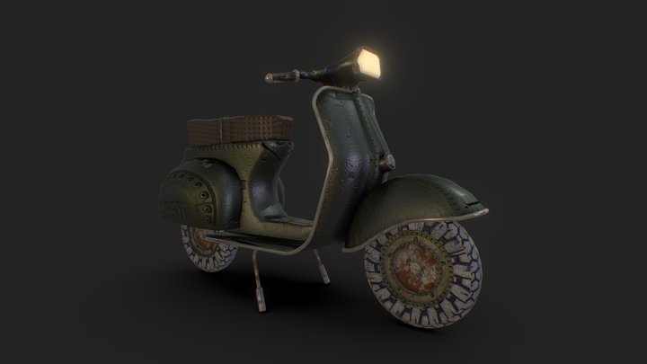 Vespa moto 3D Model