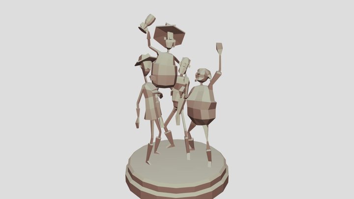 High Noon_ Award 3D Model