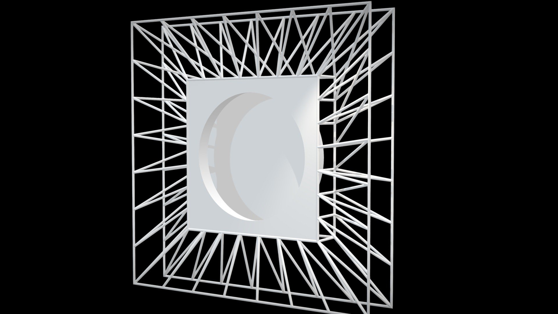 ARTwork Frame for 2" Diameter Plexiglas canvas