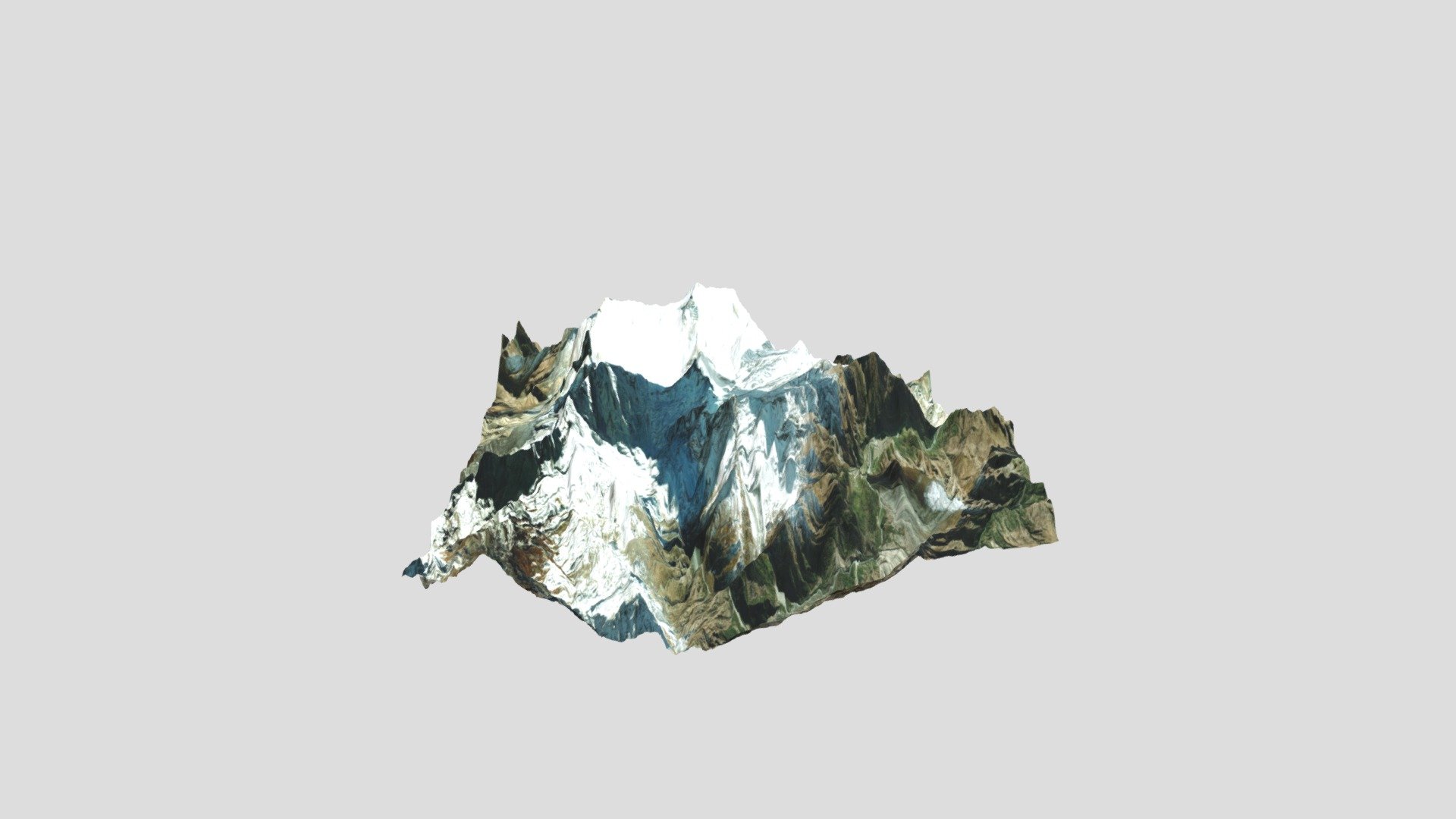 Himalayas Diorama By ABEER KHOSLA
