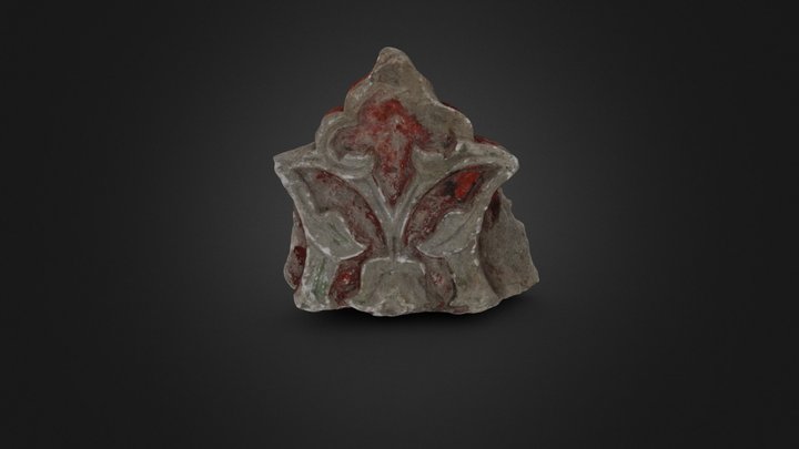 Stone fragment from Handanija Mosque 3D Model