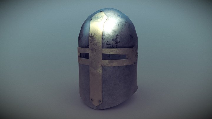 Medieval helmet 3D Model